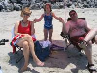 IMG_1799 Mom, Dad and Claire on the beach!