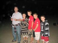 IMG_1868 Dad, Aiden, Christian, Colton and Stone play with bottle rockets, m-80's & Roman Candles
