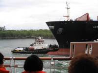 IMG_0614 - A container ship being pulled & pushed 