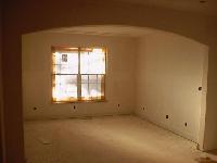 Stucco begins